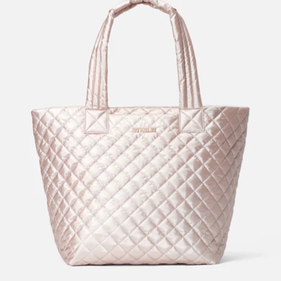 MZ Wallace Bags Mz Wallace Pale Rose Gold Metallic Medium
